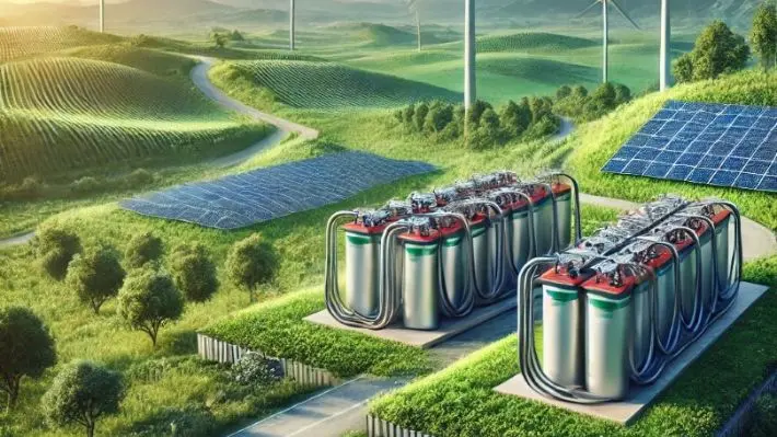 Portada de noticia sobre hibridación de baterías el futuro de la energía renovable