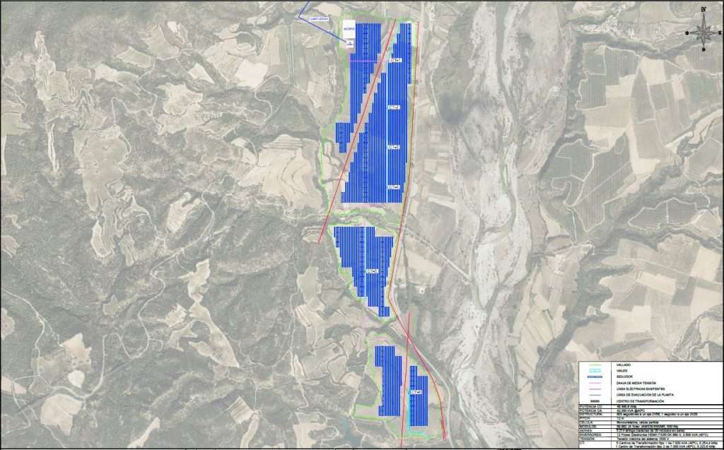 LayOut de Proyecto Solar Fotovoltaico El Grado I