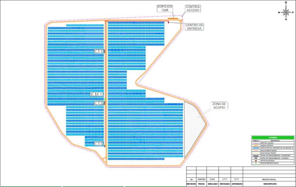 LayOut de Proyecto Fotovoltaico Piensa Solar