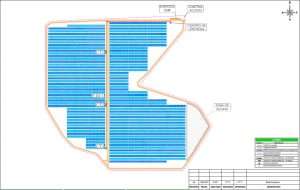 LayOut de Proyecto Fotovoltaico Piensa Solar